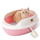 美卡 宠物猫厕所单层/双层 猫砂盆用品
