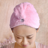 韩国进口快速超强吸水干发帽 加厚成人浴帽包头巾 擦头发干发巾