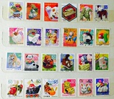 日本信销剪片2000-2011第四轮生肖贺年小票24枚全满88包挂