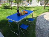 铝合金折叠桌凳 便携式户外旅行宣传地摊桌椅 野营沙滩简易餐桌子
