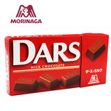 日本进口森永DARS丝滑牛奶巧克力12粒装45g