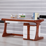 光明家具 全实木书桌电脑桌 现代简约水曲柳写字桌办公桌学习桌
