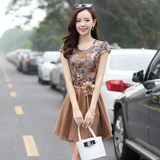 韩国代购夏装小香风运动短裙时尚休闲套装女18-24A字裙25-35周岁