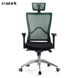 ework网布人体工学电脑椅大班椅现代简约老板办公椅主管椅