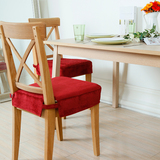 泰庭家居 新款冬季雪尼尔布艺椅子坐垫花边餐椅垫可拆洗椅垫