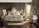 欧式实木布艺床 美式卧室双人床 新中式婚床 正品样板间家具定做