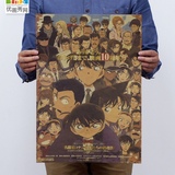 名侦探柯南 工藤新一 日本著名人物动漫画周边海报壁画无框装饰画