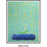 壁纸印花滚筒刷幻彩漆 硅藻泥施工工具 7寸橡胶压花滚筒EG111C