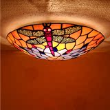 蒂凡尼灯吸灯客厅卧室现代简约艺术玻璃书房酒吧灯欧式灯饰灯具