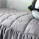 韩国正品代购 全棉衍缝客厅沙发垫/单人沙发垫 组合沙发坐垫 灰色
