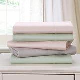 高档100支纯棉单件床单1.2 1.5 1.8米床 粉红色米色单人被单棉布