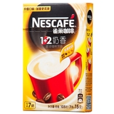 【天猫超市】雀巢 速溶咖啡1+2奶香15g*7条/盒 即冲即饮香醇浓郁