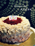 北京红天鹅绒蛋糕红丝绒蛋糕Red Velvet Cake五环以内免费送货