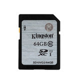 送盒 金士顿SD卡 64G 80m 内存卡 CLASS10 高速数码相机存储卡64g