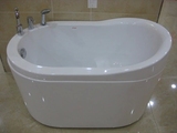安华卫浴 正品 anW024Q 单人压克力浴缸/坐缸/独立式套裙缸 1.2米