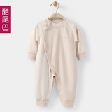 婴儿衣服纯棉冬季连体衣全棉哈衣 0-1岁宝宝哈衣爬服爬服连身衣服