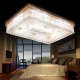 长方形水晶灯客厅灯 圆形奢华大气LED吸顶灯卧室餐厅高档大厅灯具