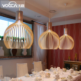 沃嘉 简约现代铁艺鸟笼吊灯创意艺术餐厅吧台灯饰门厅咖啡厅灯具