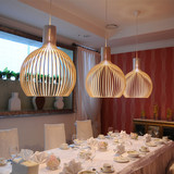 艺术创意葫芦德国铁艺圆形笼子吊灯现代卧室客厅餐厅吧台工程灯具