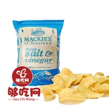 英国进口食品 哈得斯MACKIE'S 薯片 海盐醋味40g膨化特产小吃