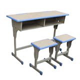 桌椅家用自习书桌子组合C5C耐用中学生学习写字桌加固教室课