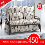 特价折叠沙发床1米1.2米1.5米两用双人可拆洗住宅家具小户型布艺