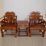 明清古艺特价实木宫廷沙发椅茶几组合 中式仿古榆木家具 皇宫椅子