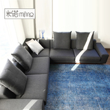 大小户型布艺沙发组合北欧现代简约日式沙发宜家转角组合客厅L型