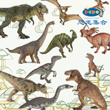法国PAPO仿真恐龙模型玩具侏罗纪迅猛龙沧龙暴龙霸王龙牛龙苍龙