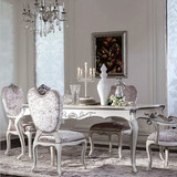 欧式餐桌新古典餐桌椅组合后现代田园餐桌椅法式美式长方形餐台