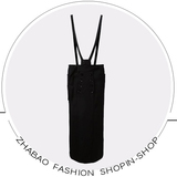 A103 暗黑设计感半身裙yohji yamamoto  initial背带长裙