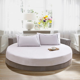 全棉纯棉床品圆床2米2.2米床笠加厚床垫罩褥子圆床品垫被床罩特价