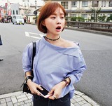 韩国直邮Imvely官网正品代购女士时尚休闲百搭条纹衬衫