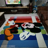 彩色铅笔儿童地毯客厅茶几沙发卧室床边手工腈纶满铺地毯定制