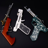 火柴枪链子枪链条枪洋火枪高科技儿童玩具儿时怀旧玩具纸弹弹弓枪