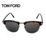 Tom Ford太阳镜时尚玳瑁色精致板材半框树脂墨镜FT0248