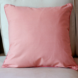 普丽新家 美式北欧几何棉麻粉色卧室客厅沙发抱枕靠垫套定制