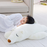 北极熊公仔毛绒玩具抱抱趴趴大白熊布娃娃熊女生礼物抱枕午睡靠枕