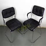 办公室电脑椅培训椅洽谈椅靠背椅职员椅网椅会议椅塑料椅 黑色加?