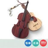 韩国Motz创意吉他/小提琴 u盘16g 手工木质吉它优盘 创意生日礼物