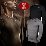 Nike耐克pro 男子紧身衣 2015秋季新款训练长袖针织衫T恤449794
