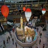 汉珵 夏季商场中庭吊饰 dp点美陈装饰 新款PU灯光热气球道具制作
