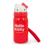 日本原装Skater斯凯达 Hello Kitty儿童吸管水杯 带绳水壶