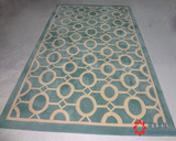 欧式现代简约几何欧式美式法式进口羊毛地毯客厅茶几卧室房间地毯