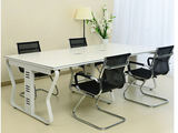 青岛办公家具自由组合板式会议桌简约现代培训桌洽谈桌长桌办公桌