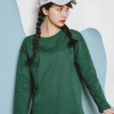 2016春装新款 韩国ulzzang百搭基础款纯色圆领打底衫长袖T恤女