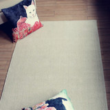 特价超值日式外贸原单尾货定制素色全棉圈绒地毯地垫床边垫爬行垫