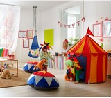 IKEA宜家代购 勒克斯塔儿童帐蓬游戏屋城堡玩具宝宝帐篷房子