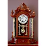 实木复古欧式机械座钟客厅台钟装饰台式钟表仿古坐钟时钟摆件