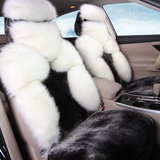 大众朗逸福克斯汽车通用坐垫新款冬季长毛绒保暖时尚全包加厚座垫
